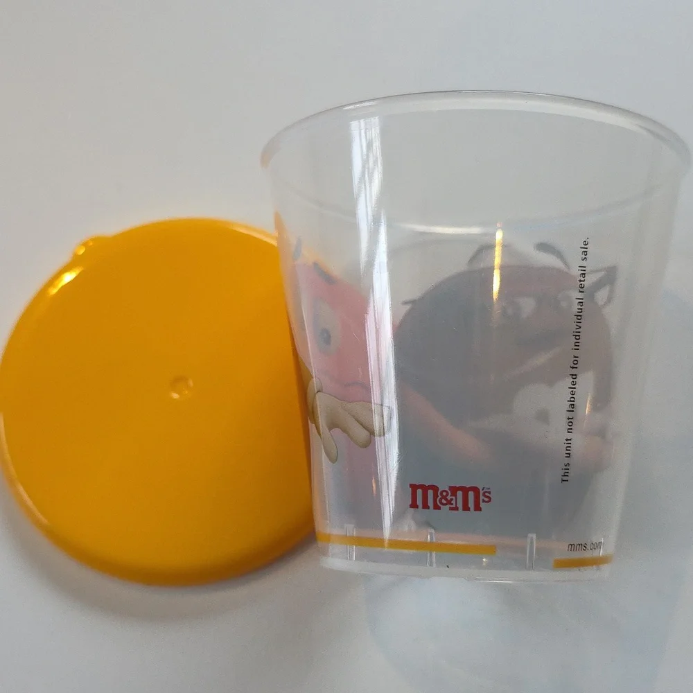 M&M'S Storage Cup with Yellow Lid